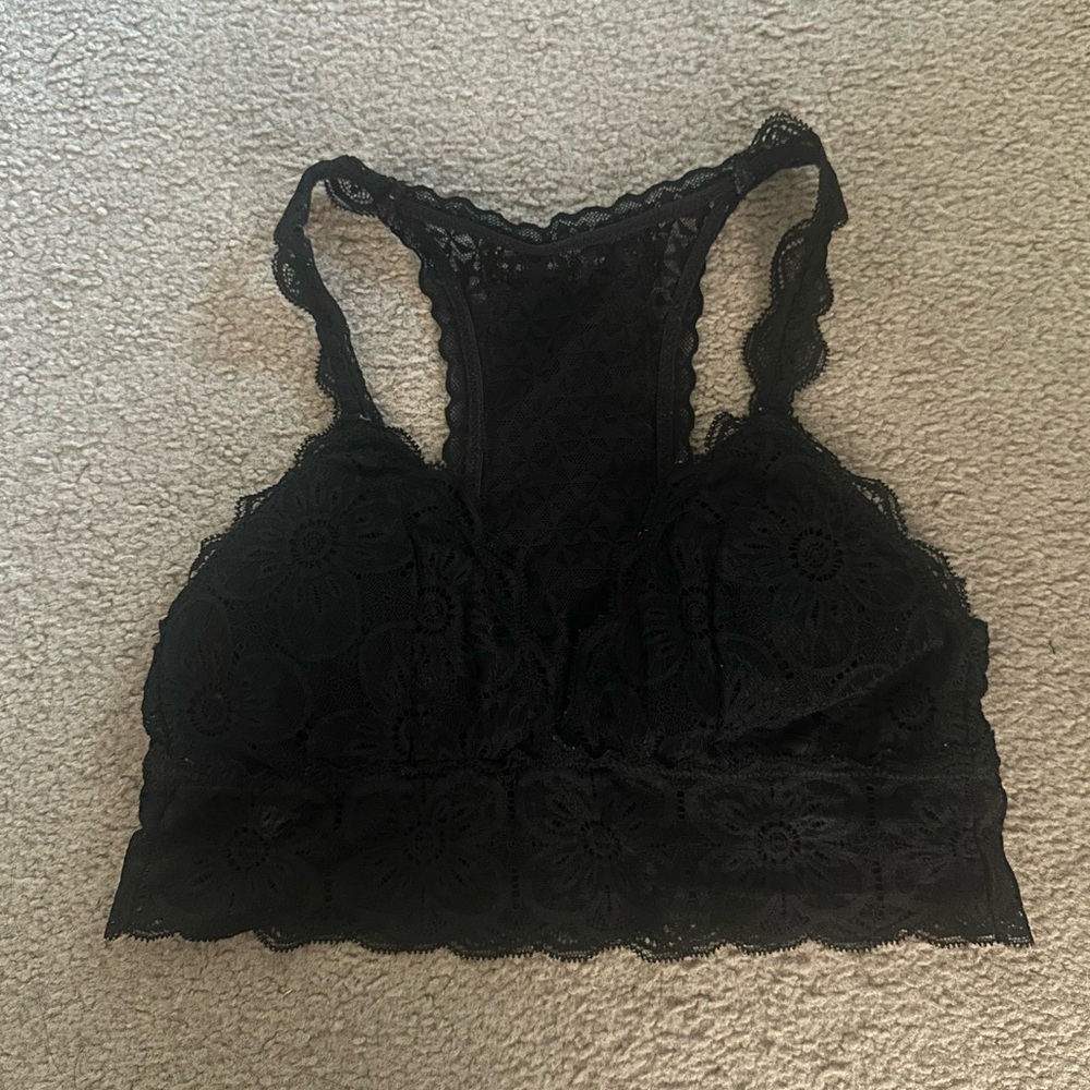 Aerie black lacy bralette